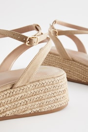 Neutral Forever Comfort® Espadrille Flatform Sandals - Image 4 of 6