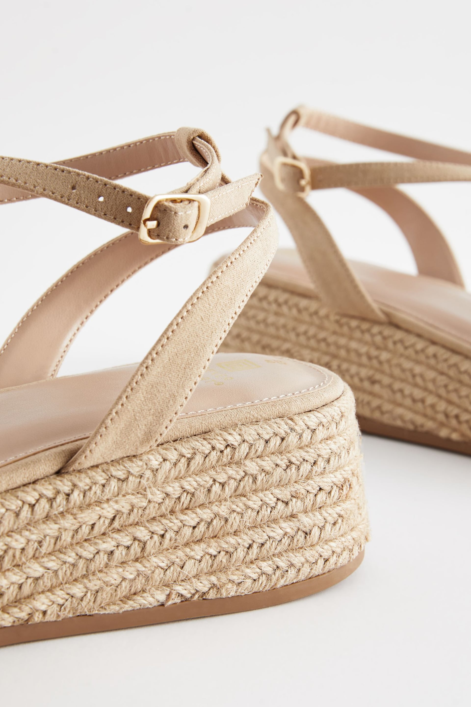 Neutral Forever Comfort® Espadrille Flatform Sandals - Image 4 of 6