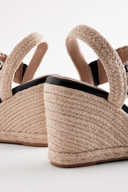 Monochrome Forever Comfort® Square Toe Weave Wedges - Image 7 of 8