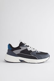 Navy Blue EDIT Dad Trainers - Image 3 of 6