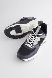 Navy Blue EDIT Dad Trainers - Image 4 of 6