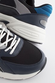 Navy Blue EDIT Dad Trainers - Image 6 of 6
