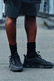 Black EDIT Mesh Trainers - Image 1 of 6