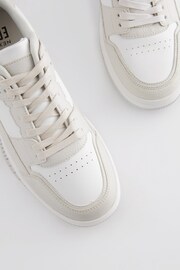Grey/White EDIT Court Trainers - Image 6 of 11