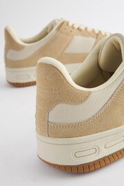 Natural EDIT Court Trainers - Image 6 of 6