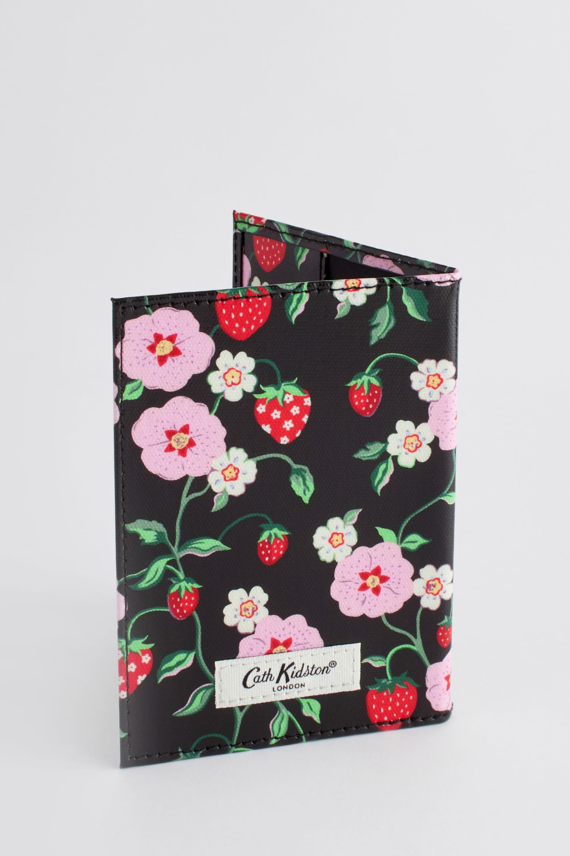 Cath Kidston Black Floral Print Passport Cover - Image 2 of 4