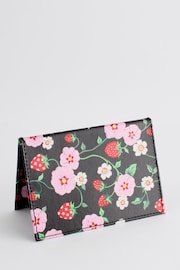 Cath Kidston Black Floral Print Passport Cover - Image 3 of 4