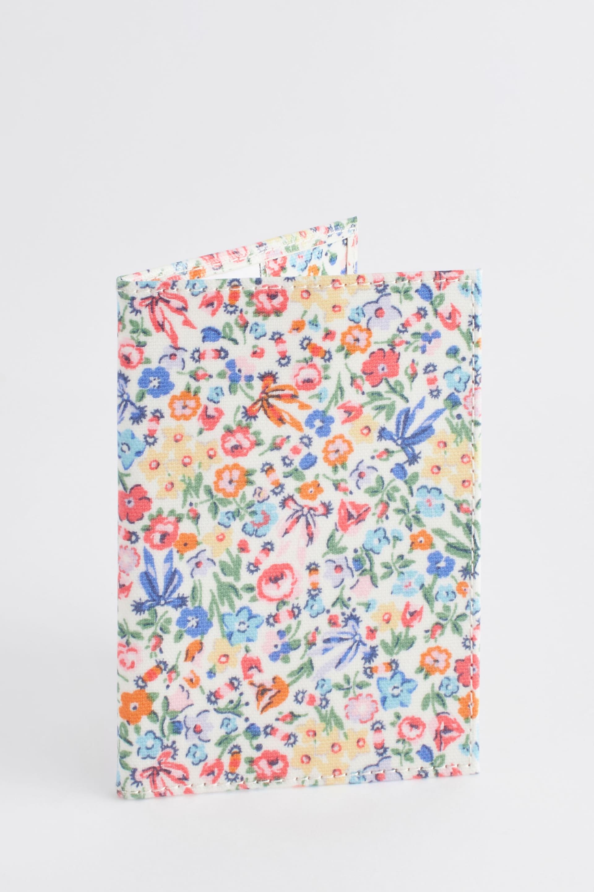 Cath Kidston Blue/Yellow Ditsy Floral Passport Cover - Image 1 of 4