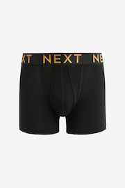 Black Bright Ombre Text Waistbands 10 pack A-Front Boxers - Image 9 of 12