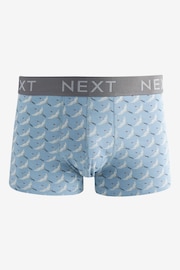 Blue/Green Animal Pattern 4 pack Hipsters - Image 3 of 7