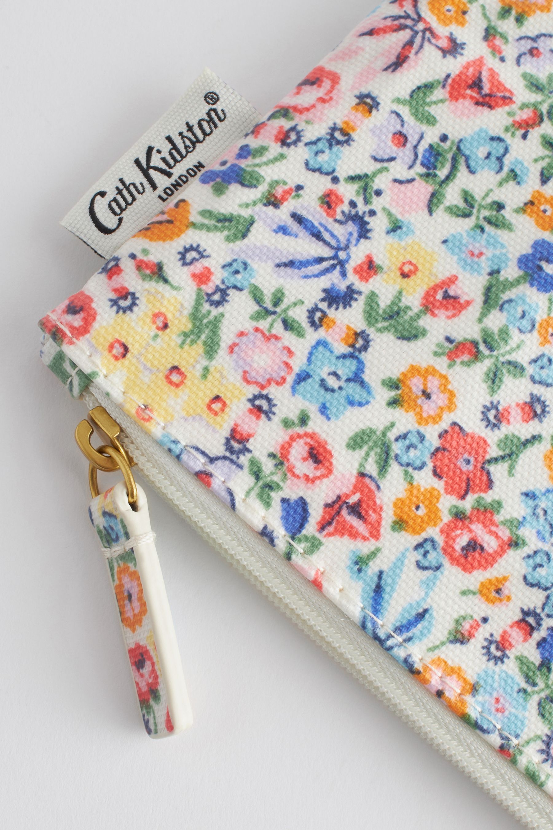 Buy Cath Kidston Blue Yellow Ditsy Floral Zipped Flat Purse from Next Singapore