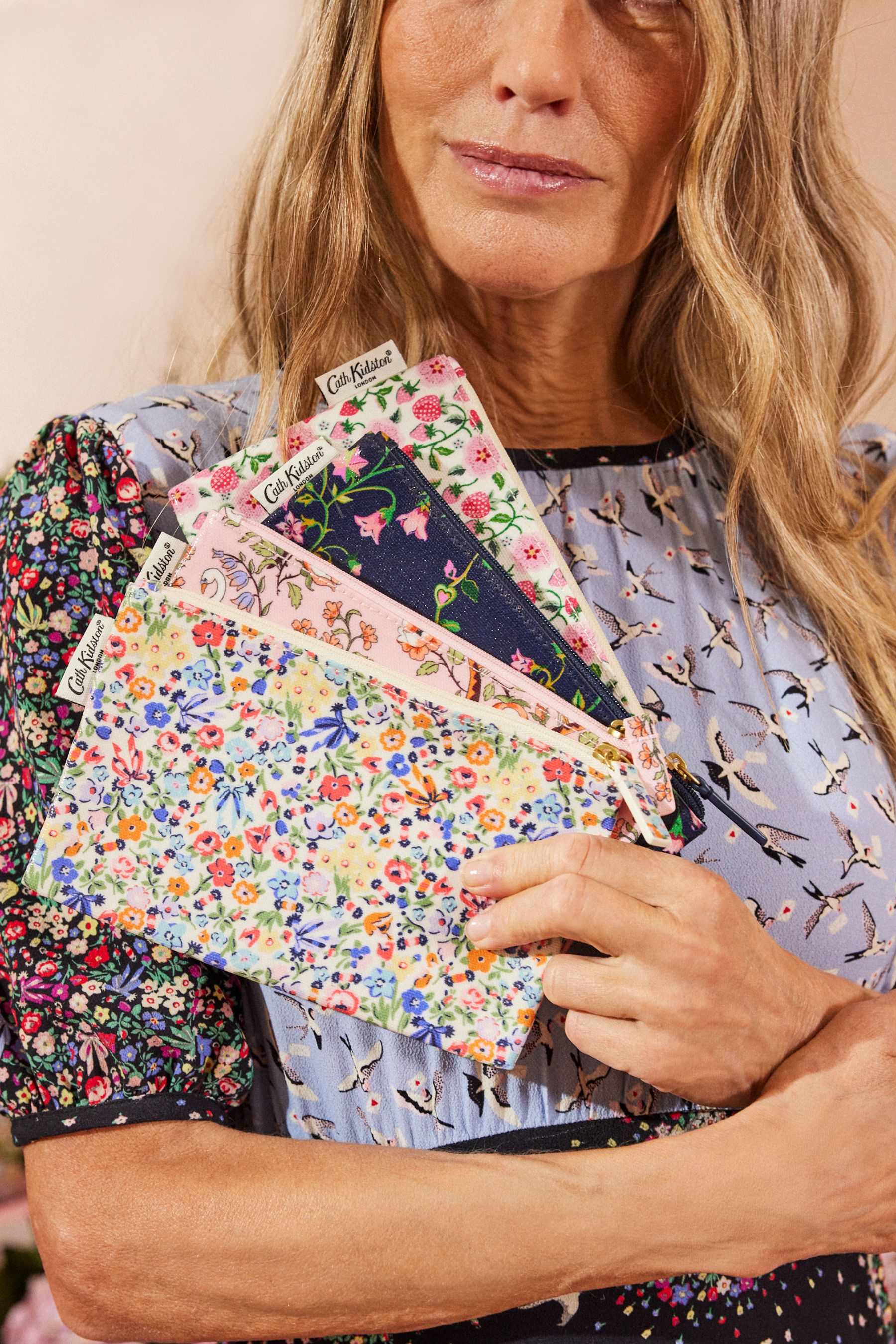 Cath kidston blue purse top