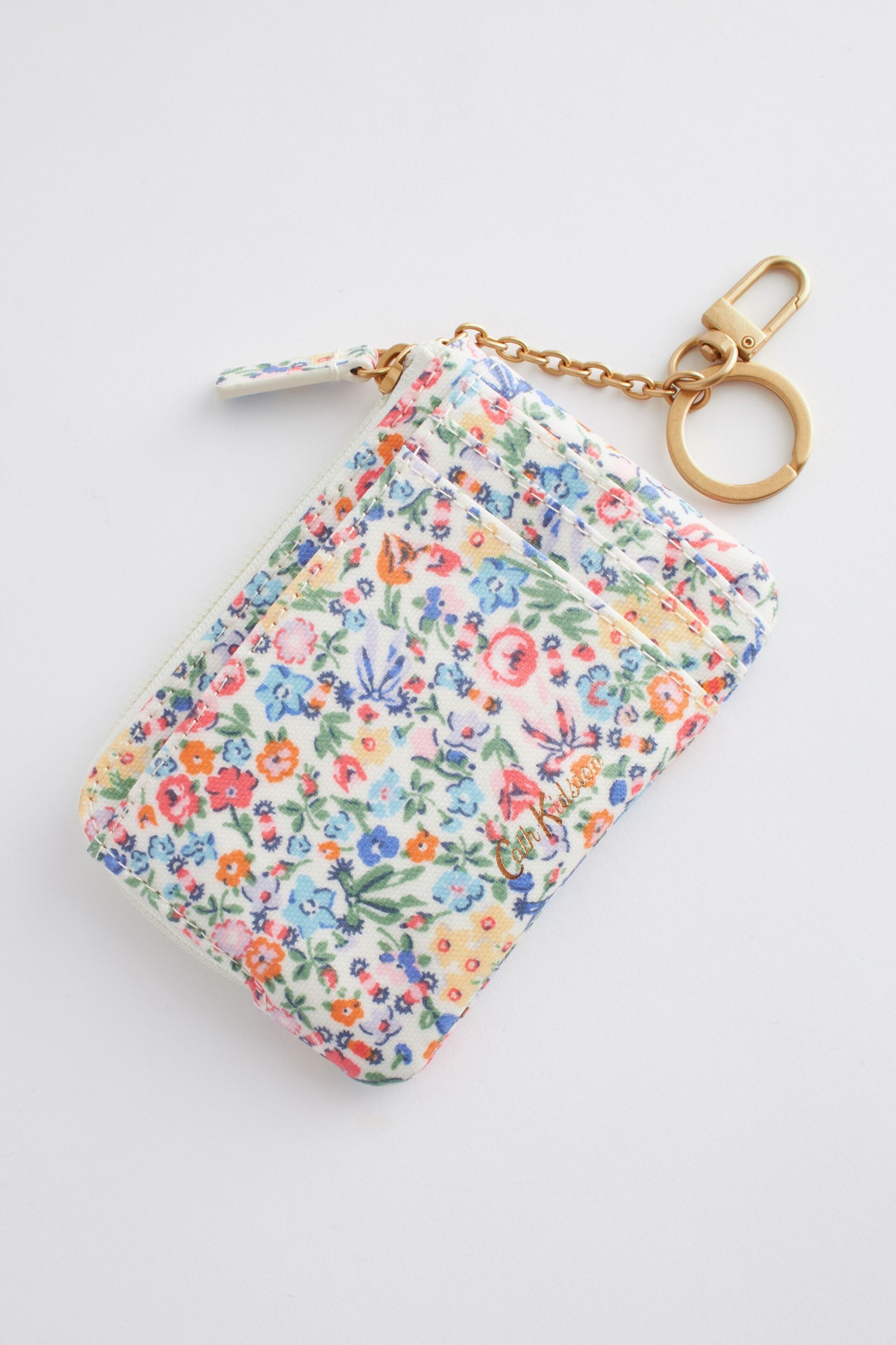 Cath Kidston Blue/Yellow Ditsy Floral Card and Coin Purse - Image 1 of 4