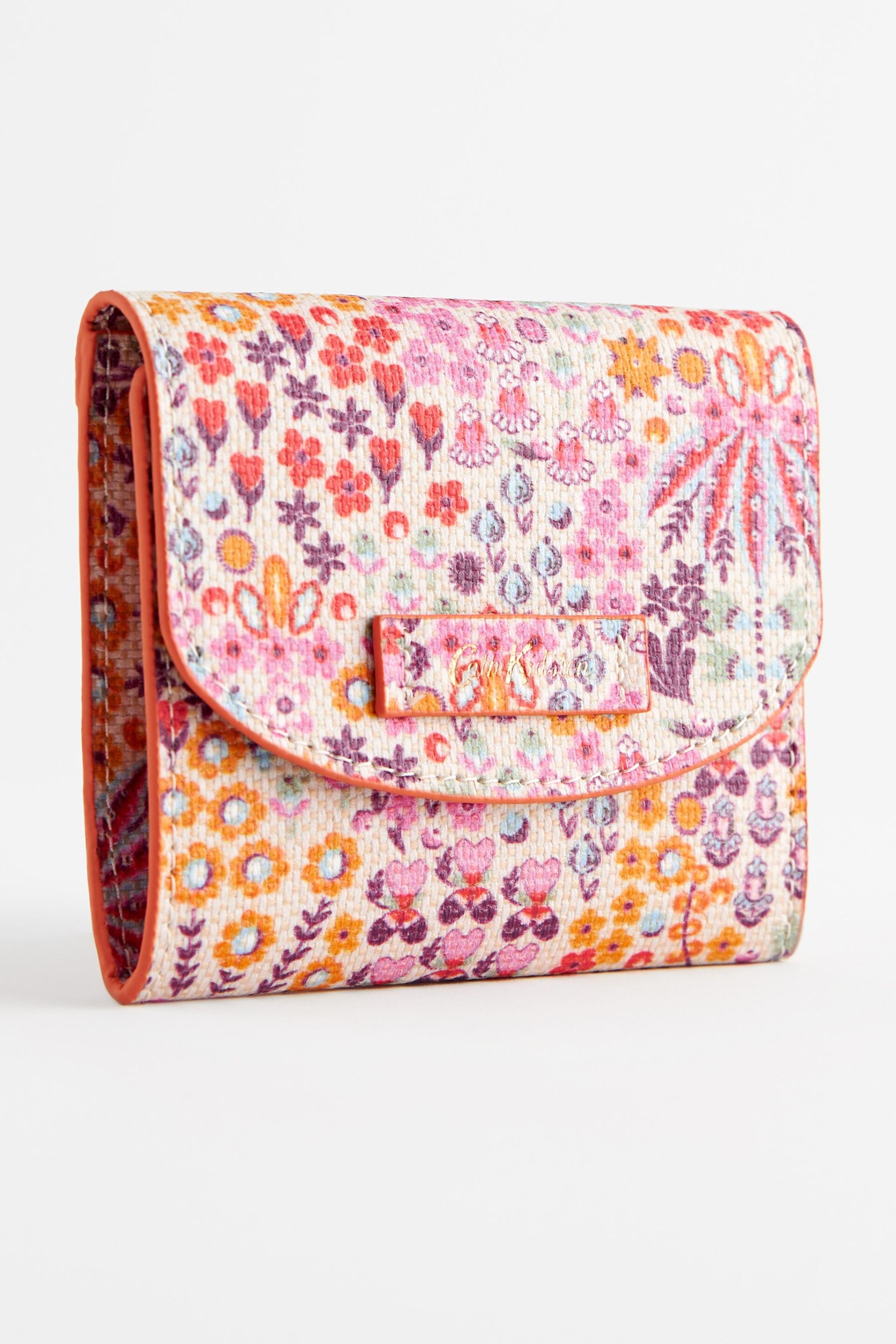 Cath Kidston Pink Ditsy Floral Fold Over Purse - Image 1 of 5