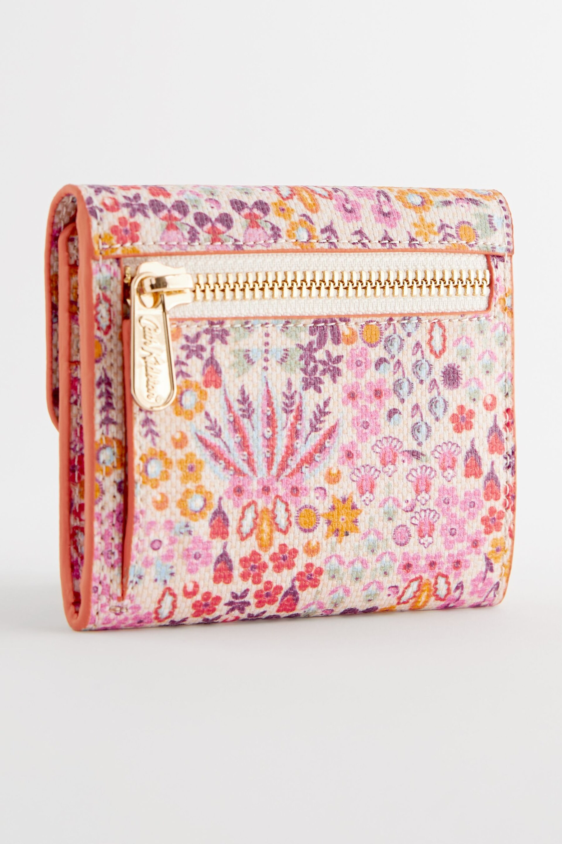 Cath Kidston Pink Ditsy Floral Fold Over Purse - Image 2 of 5