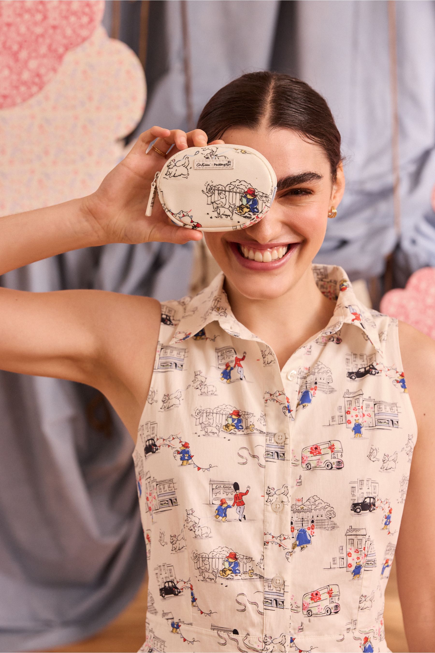 Buy Cath Kidston Ecru Paddington Goes To Town Oval Coin Purse from the Next UK online shop