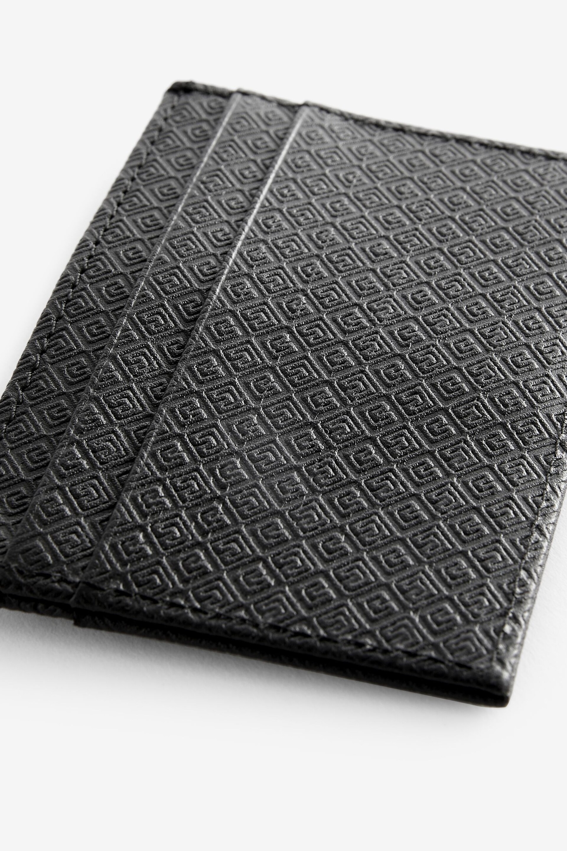 Black N Logo Embossed Card Holder - Image 4 of 4