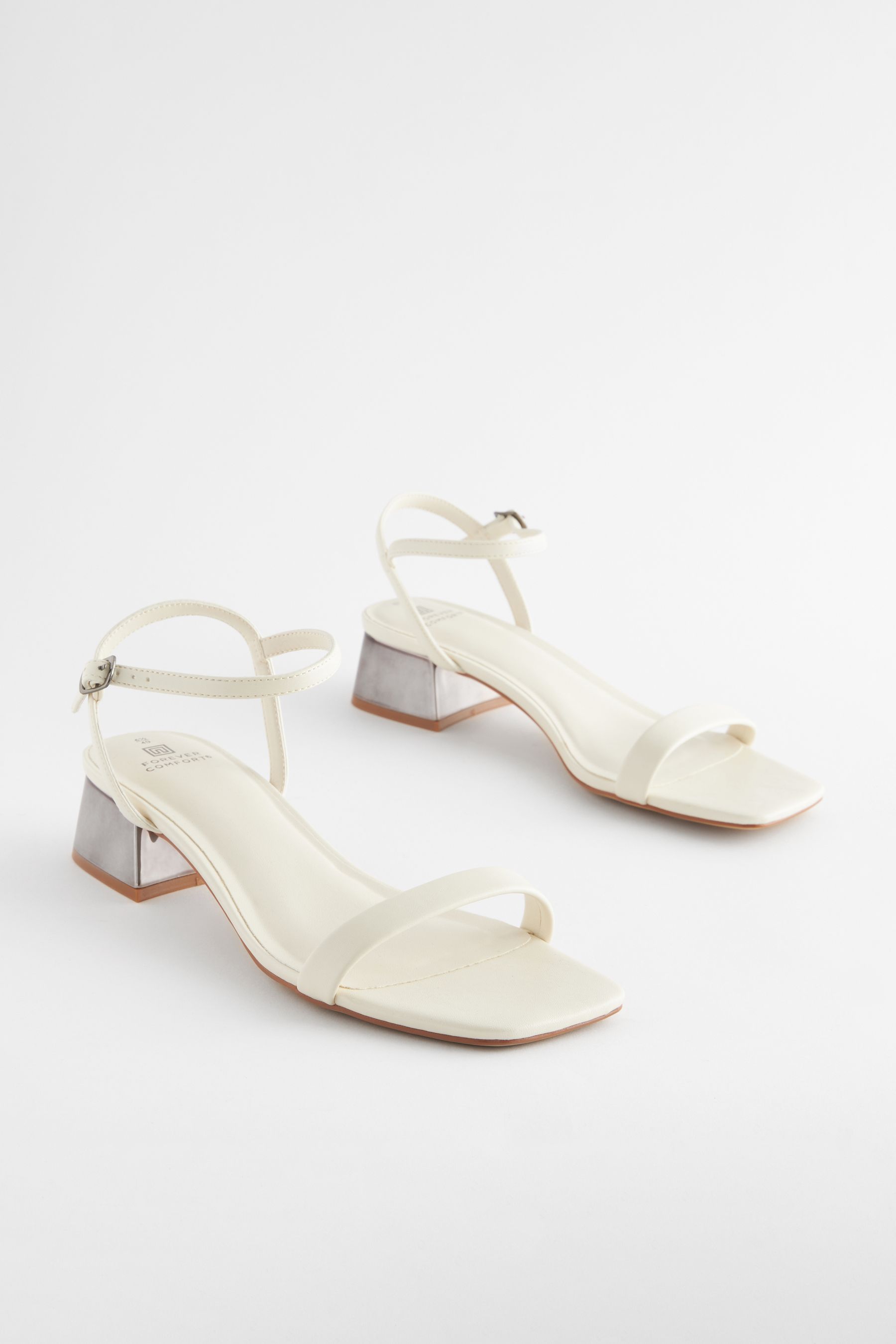 Buy Bone Forever Comfort Low Heel Sandals from the Next UK online shop