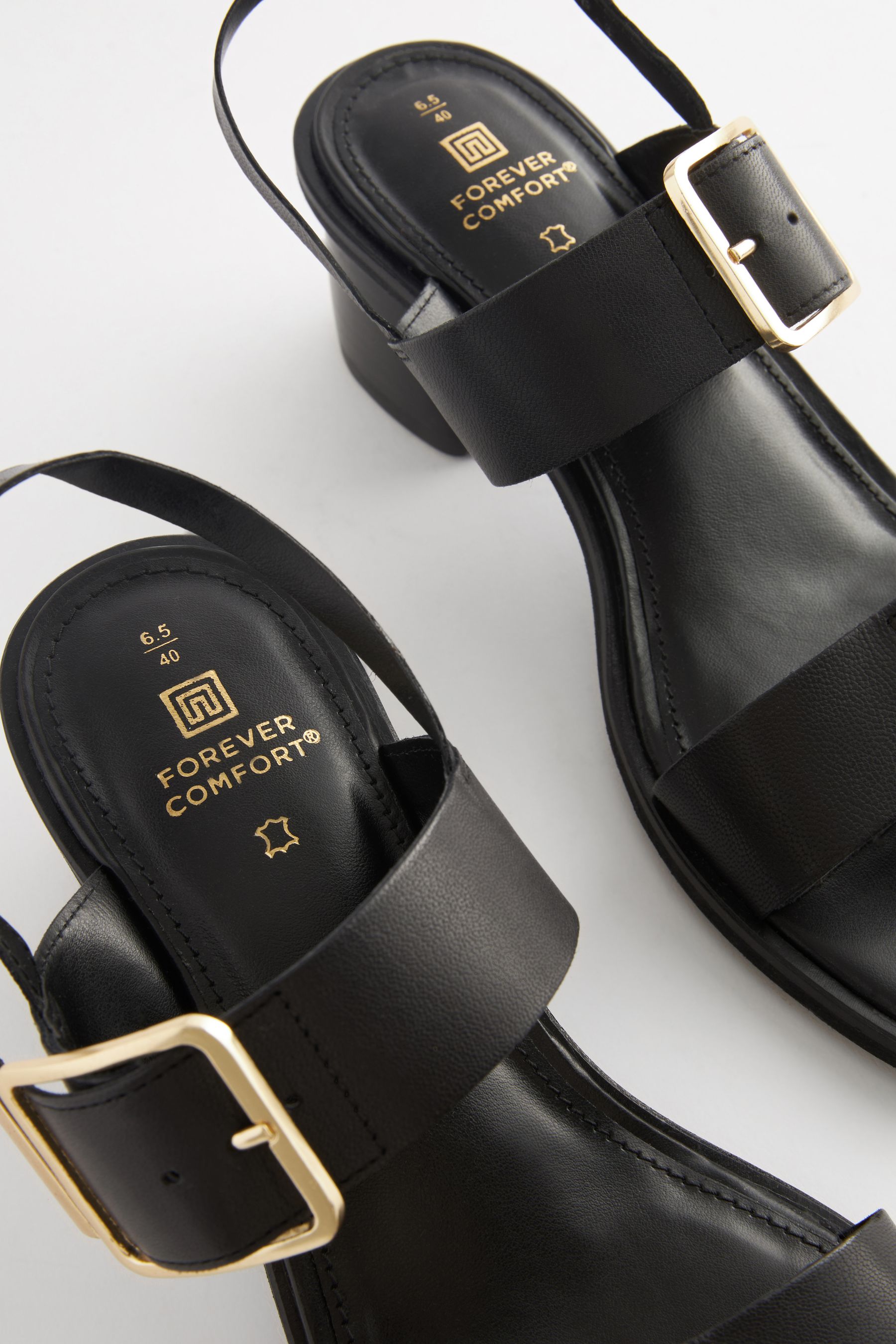 Block heel buckle sandals store