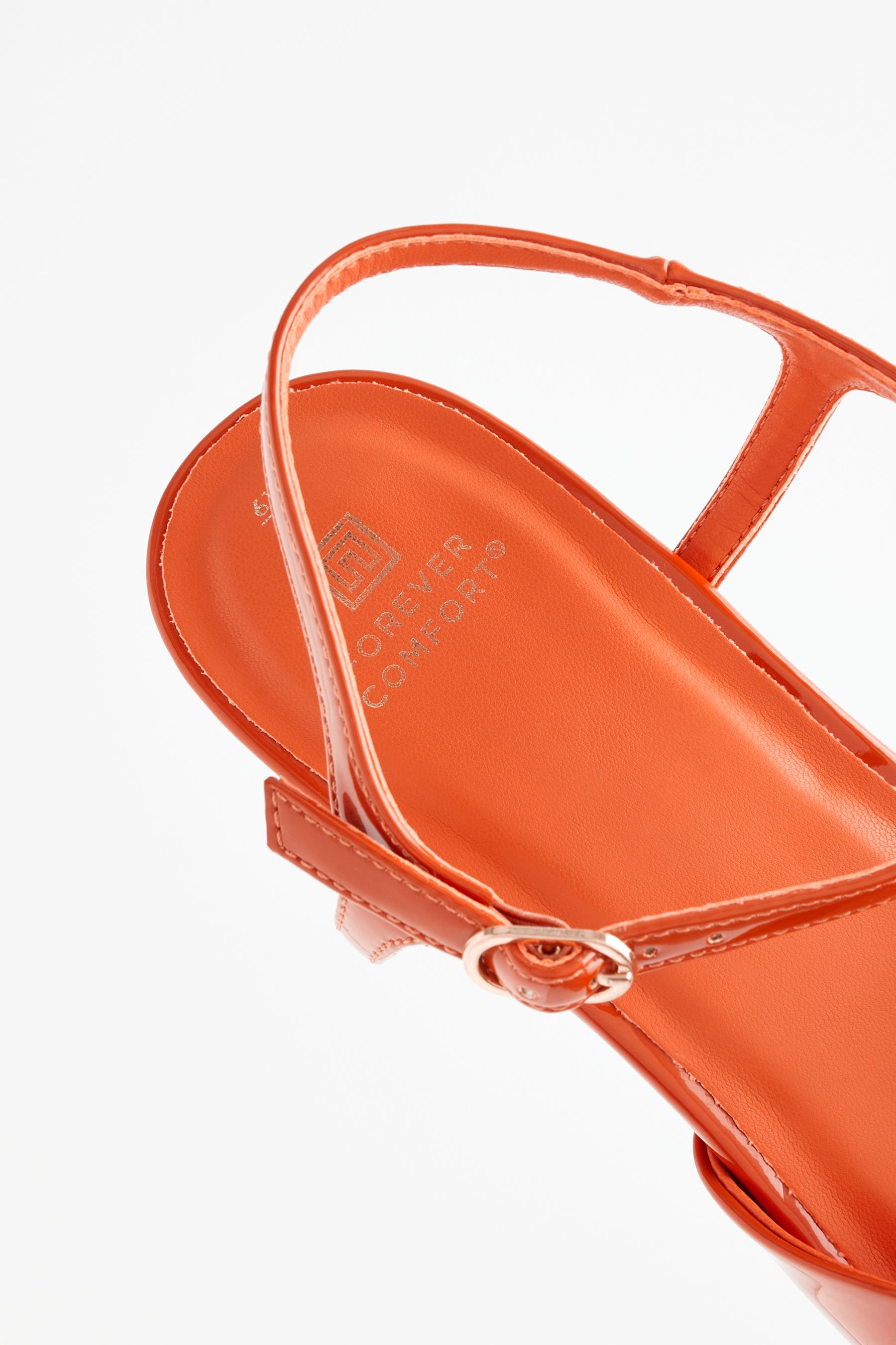 Buy Orange Forever Comfort Low Simple Sandals from Next South Africa