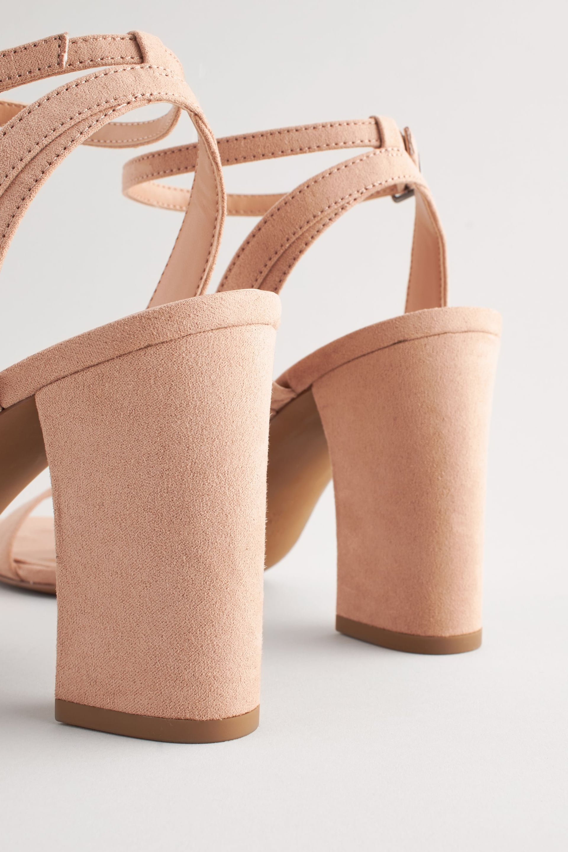 Nude Regular/Wide Fit Forever Comfort® Block Heel Sandals - Image 6 of 8