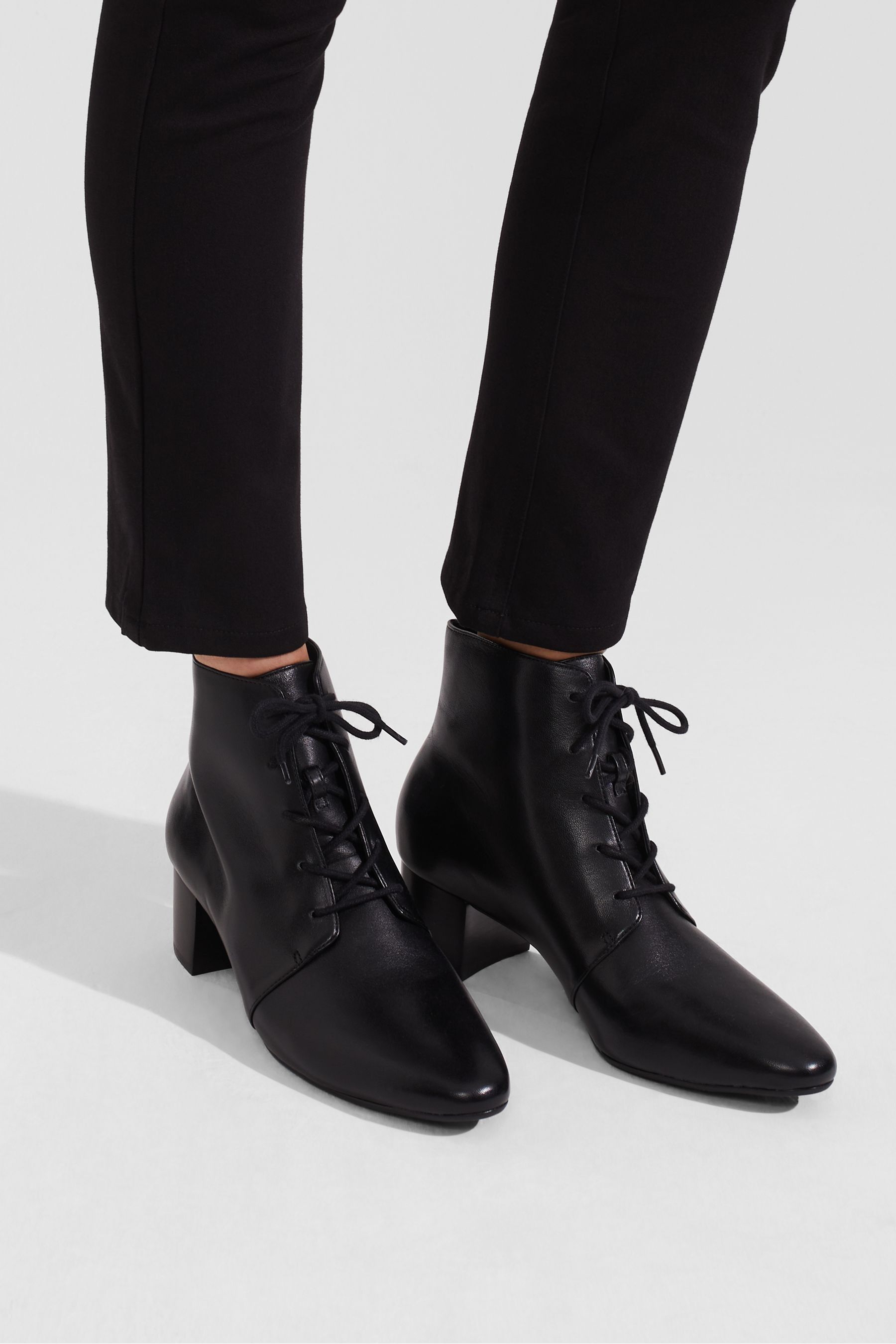 Buy Hobbs Black Lace Up Hetty Ankle Boots from Next United Arab Emirates