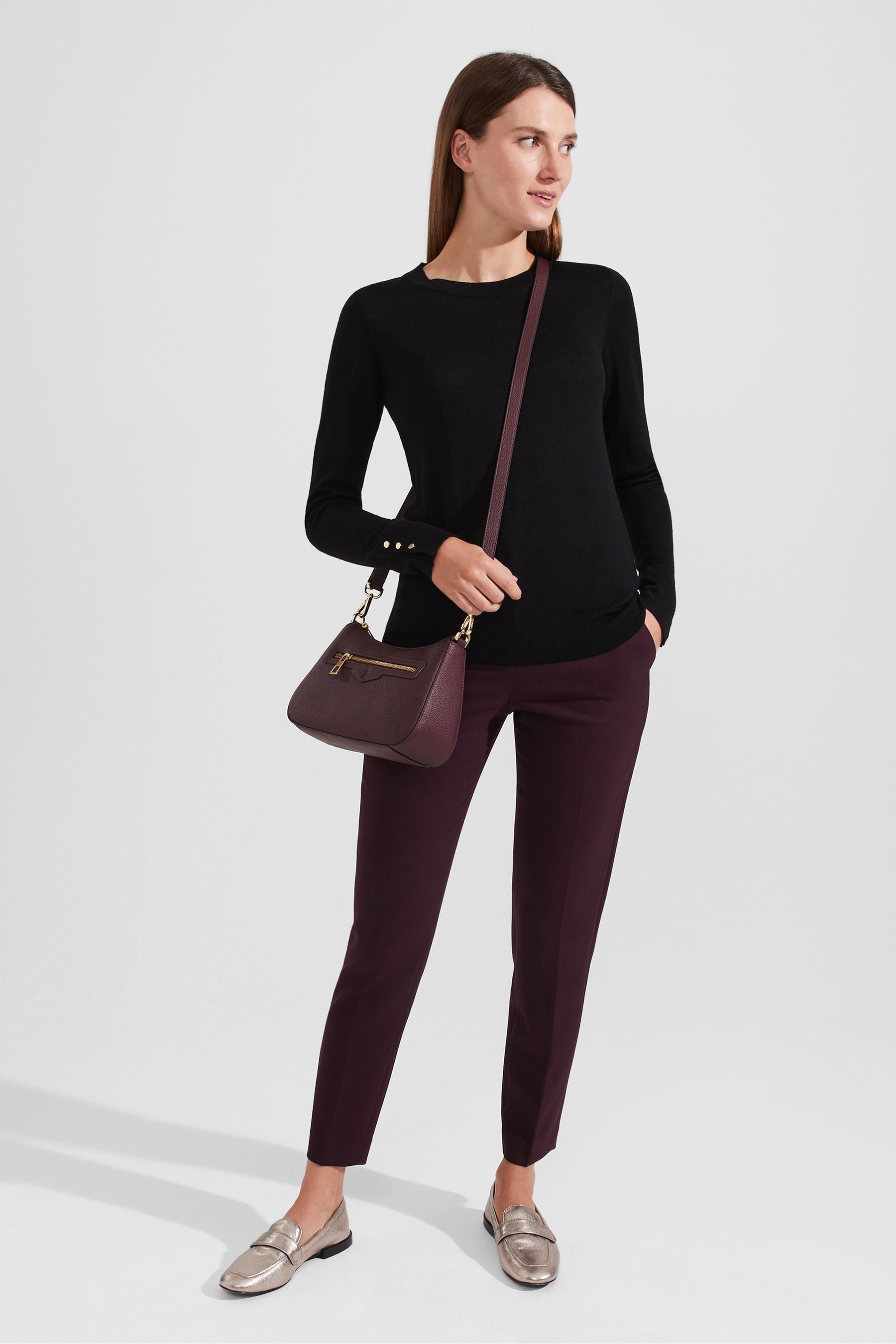Buy Hobbs Black Penny Jumper from Next Oman