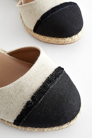 Neutral Extra Wide Fit Forever Comfort® Toe Cap Closed Toe Wedges - Image 4 of 5