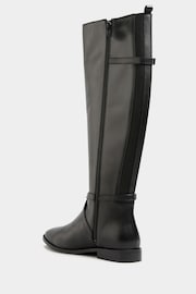 Long Tall Sally Black Leather Riding Boots - Image 2 of 3