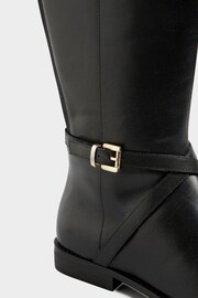 Long Tall Sally Black Leather Riding Boots - Image 3 of 3