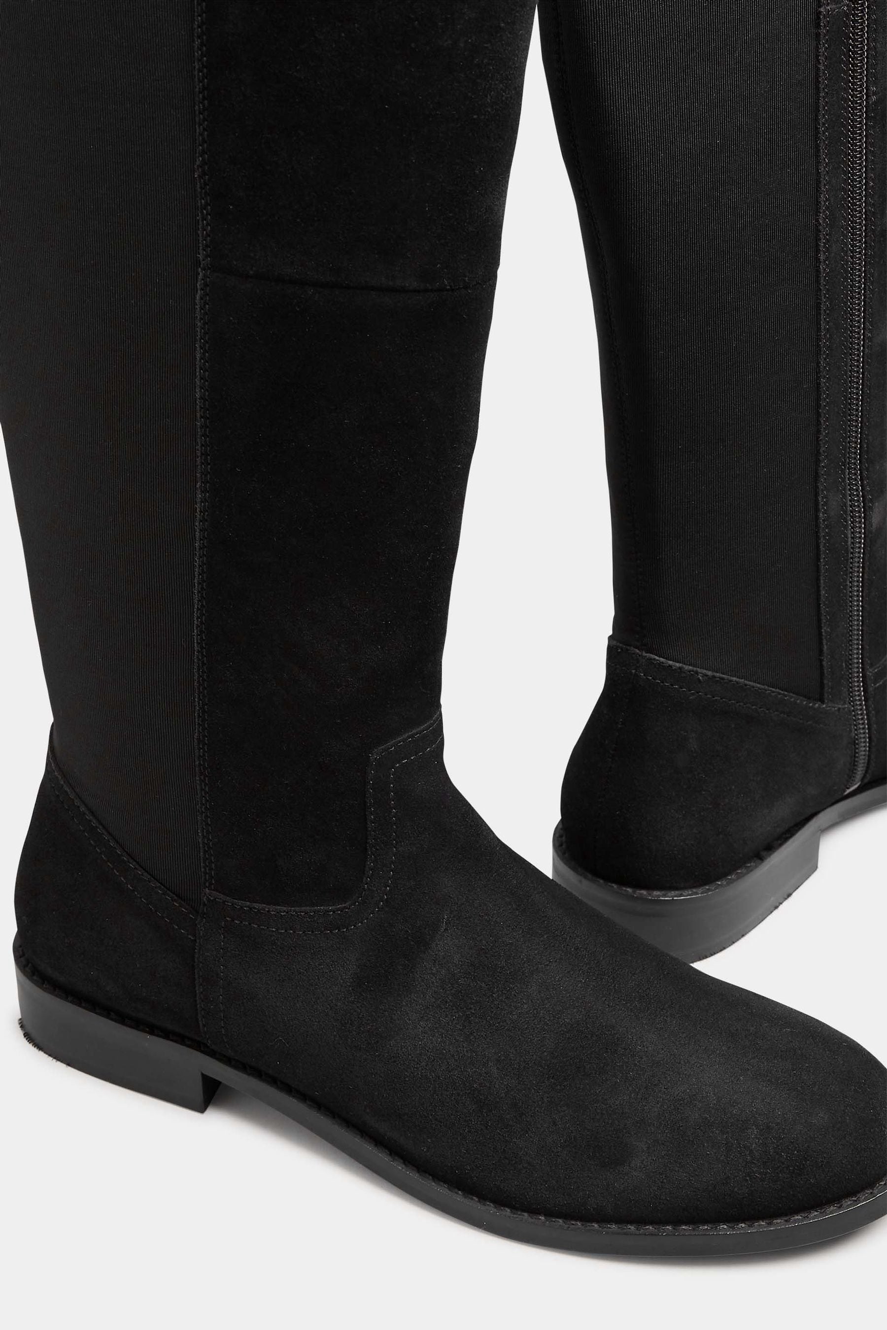 Womens tall suede boots discount