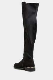 Long Tall Sally Black Stretch Boots - Image 3 of 4