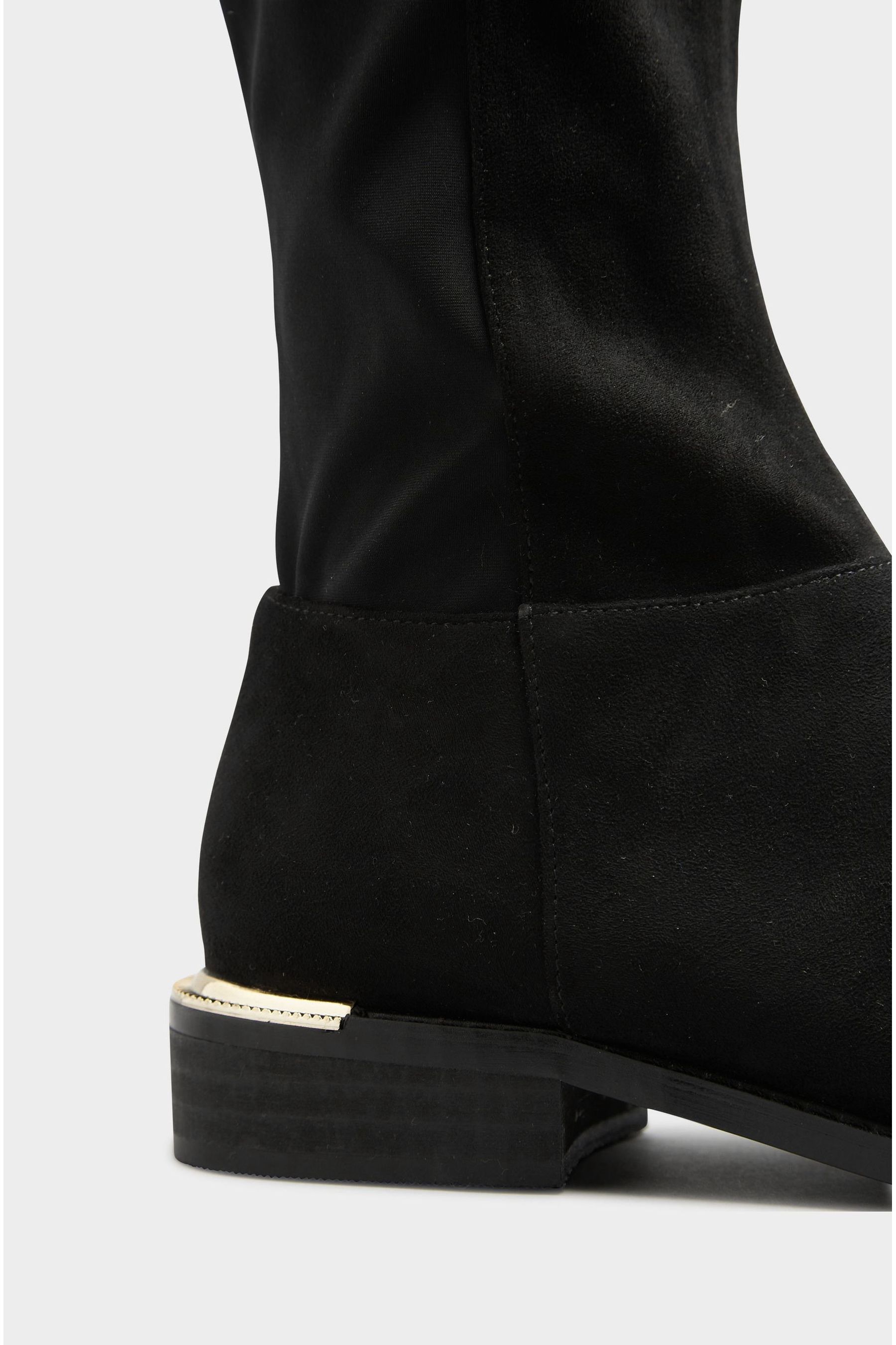Long Tall Sally Black Stretch Boots