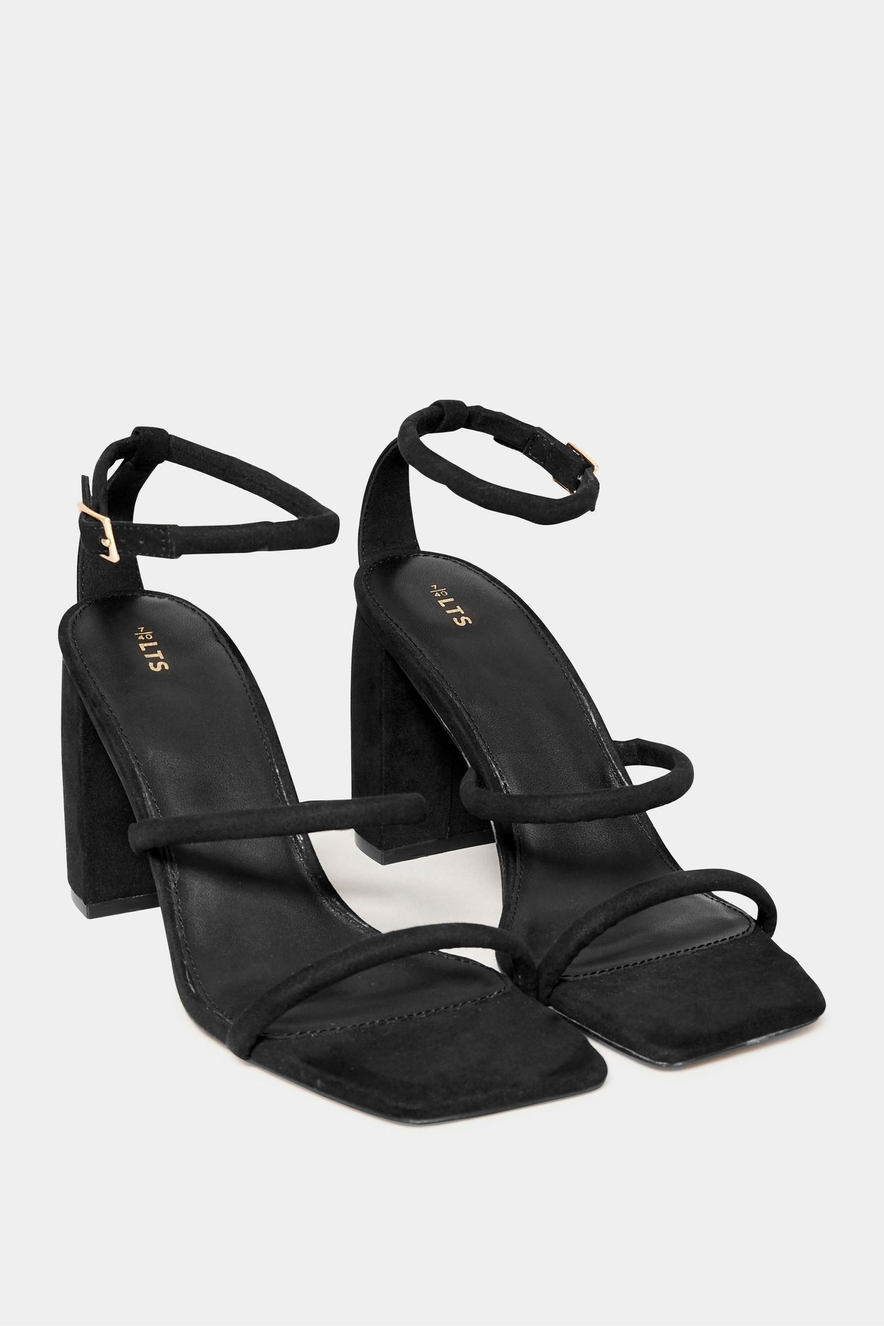 Buy Long Tall Sally Black Multi Strap Block Heels from Next Oman