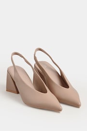 Long Tall Sally Nude Slingback Courts - Image 1 of 4