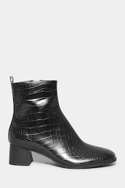 Long Tall Sally Black Block Heel Boots - Image 1 of 4