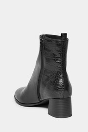 Long Tall Sally Black Block Heel Boots - Image 3 of 4