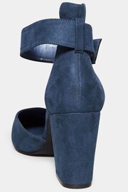 Long Tall Sally Blue Pointed Court Heels - Image 4 of 4