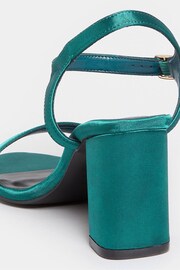 Yours Curve Green Extra-Wide Fit Block Heel Sandals - Image 3 of 3