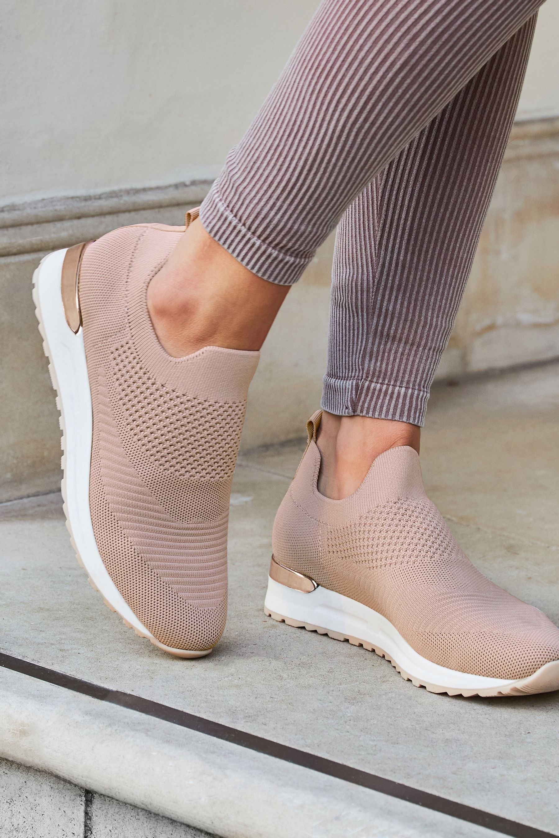Buy Linzi Nude Aire Trainers from the Next UK online shop