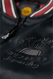 Superdry Grey Sukajan Embroidered Bomber Jacket - Image 5 of 6