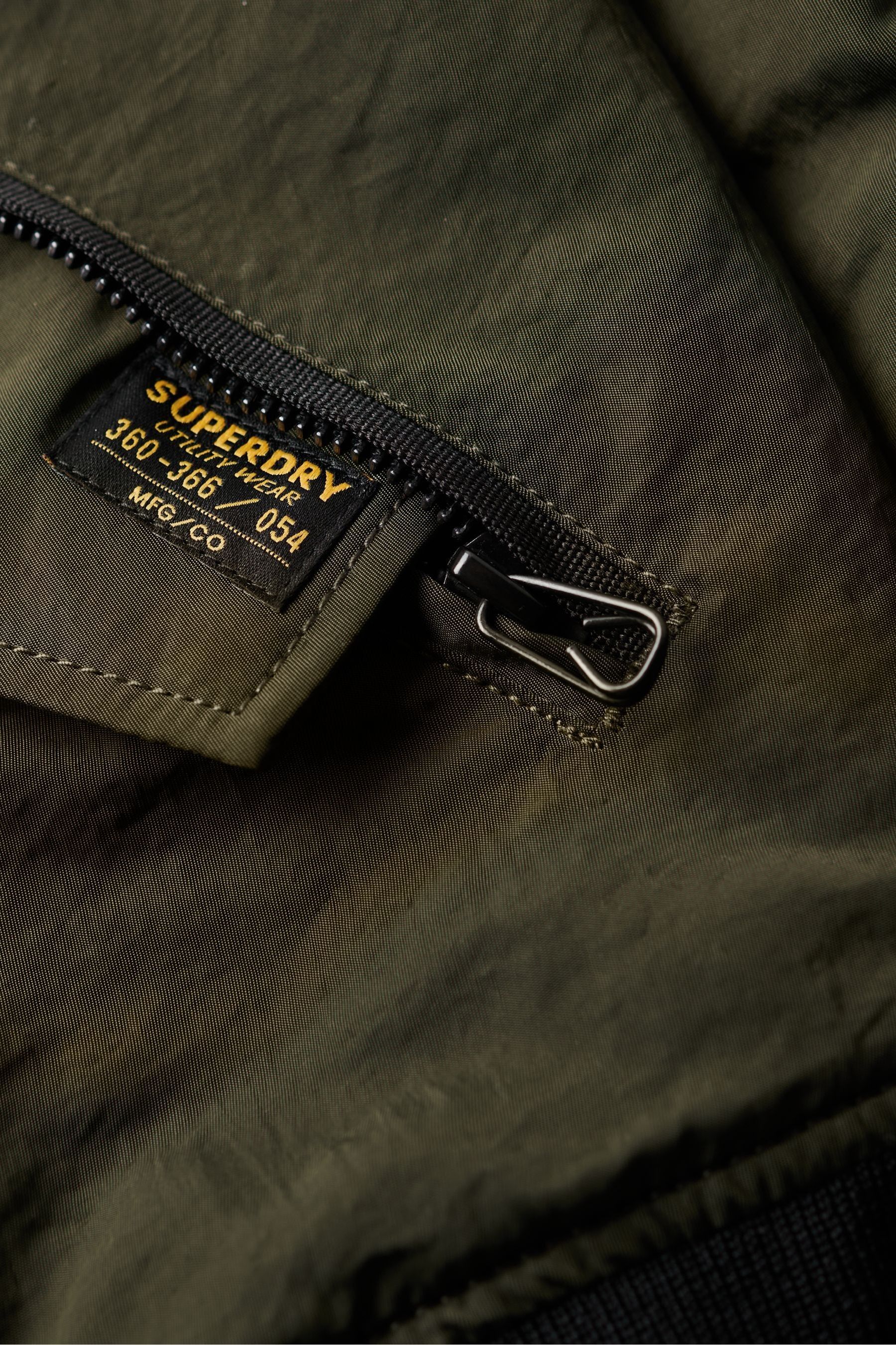 Superdry quilted utility bomber jacket clearance