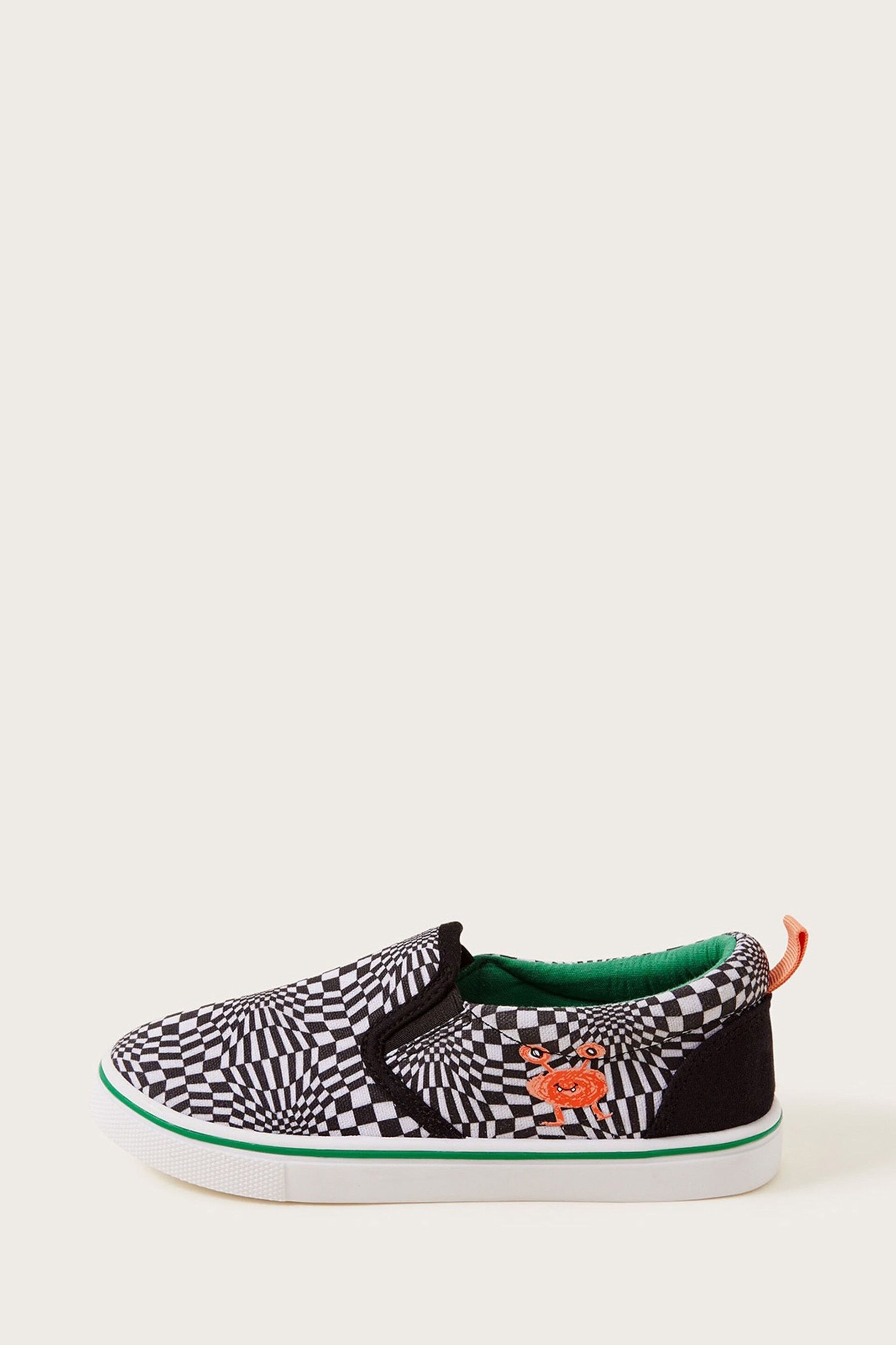 Monsoon Black Slip-On Trainers - Image 1 of 3