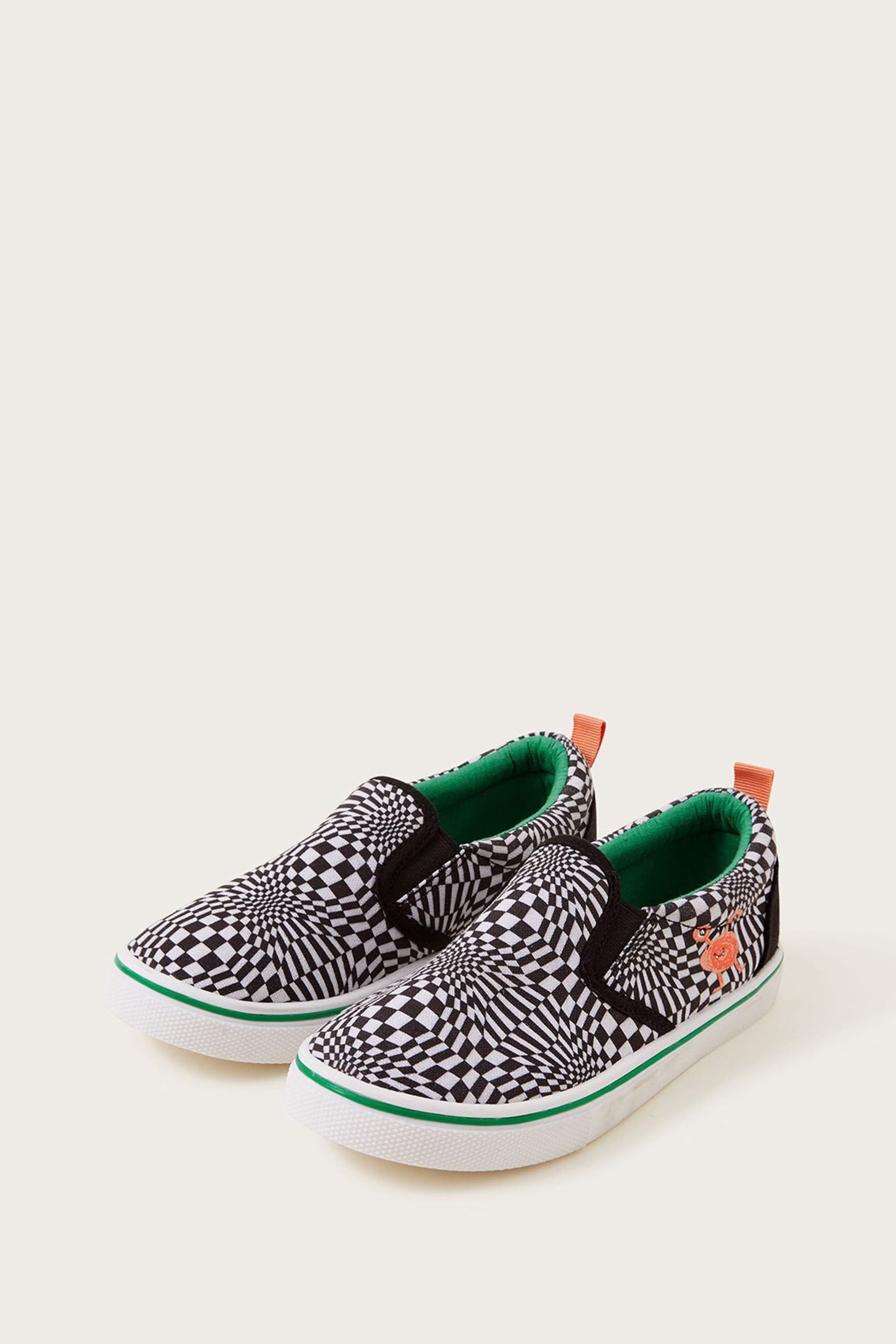 Monsoon Black Slip-On Trainers - Image 2 of 3