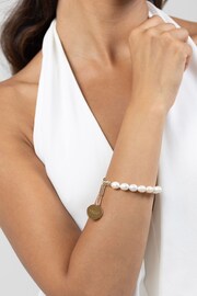 Radley Ladies Princess Street Fresh Water Pearl 18ct Gold Plated Bracelet RYJ3316S - Image 3 of 4