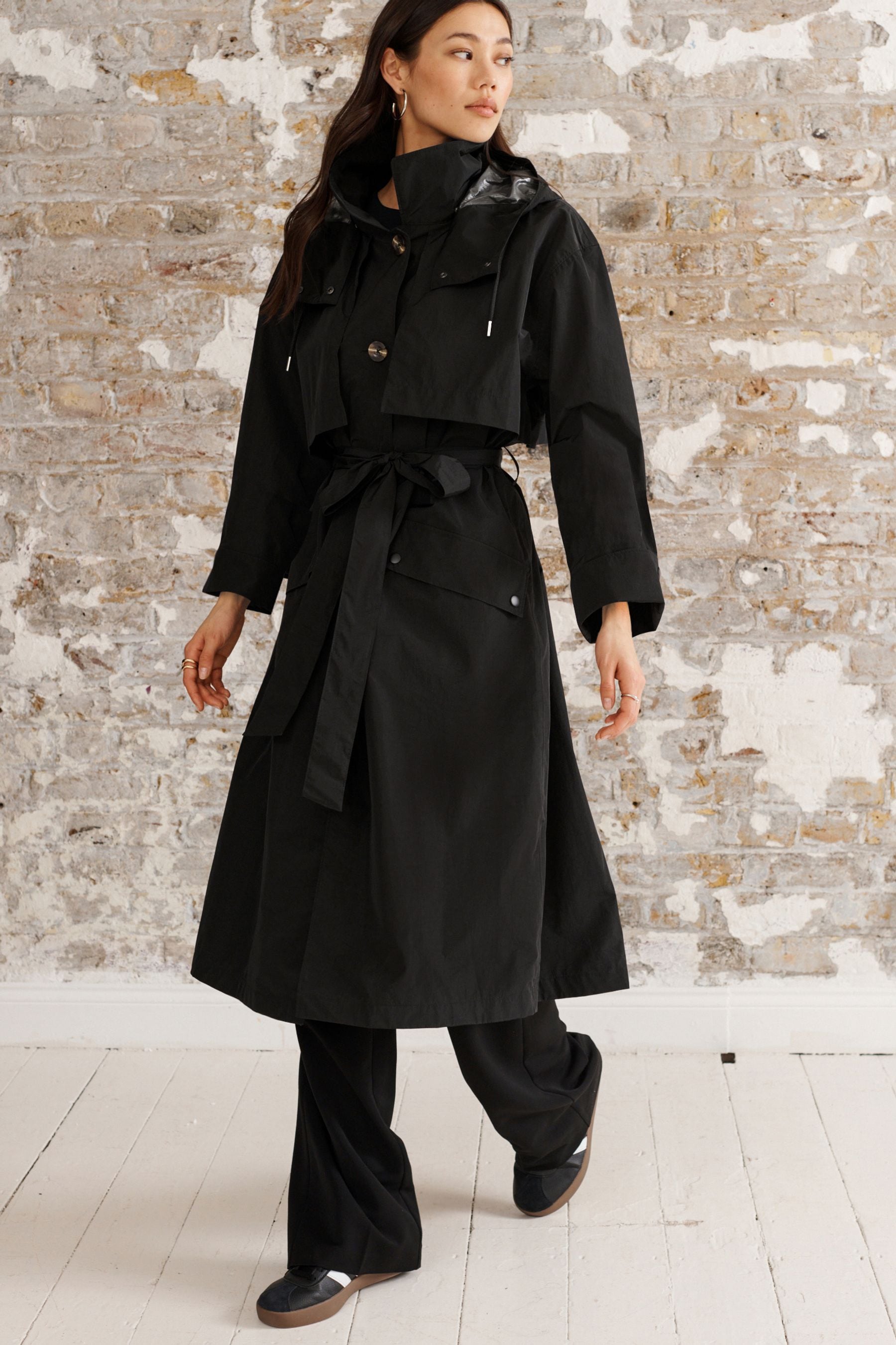 Rainproof trench coat outlet