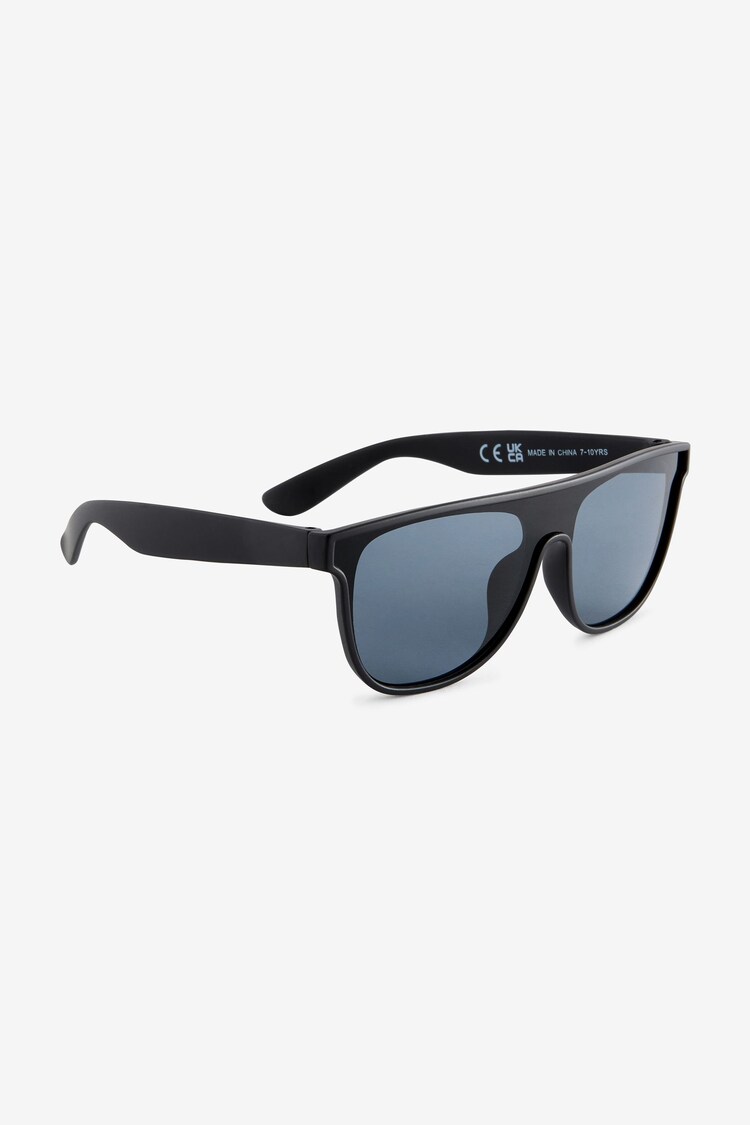 Black Visor Style Sunglasses - Image 1 of 3