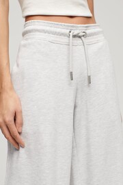 Superdry Grey Essential Logo Straight Joggers - Image 4 of 6
