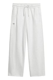 Superdry Grey Essential Logo Straight Joggers - Image 5 of 6