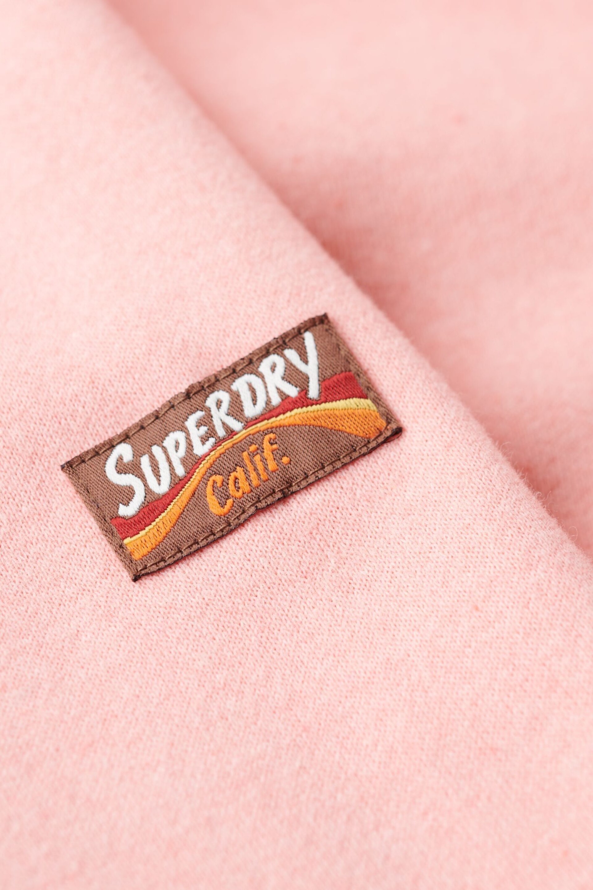 Superdry Pink Tonal Vintage Logo Graphic Hoodie - Image 7 of 7